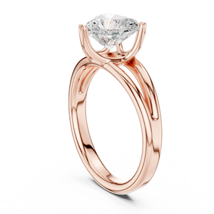 Bague de fiançailles de luxe en or 10K 14K 18K avec diamant de laboratoire taille cœur 2 carats, rapport IGI, pureté VVS VS DEF, pour anniversaire et mariage - Product Image 4