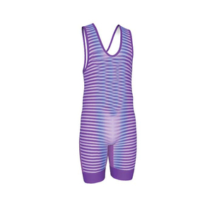 Sublimated Custom <b>Design</b> Breathable Quick Dry Short Sleeve Wrestling Singlets Unisex Weightlifting Power Training OEM <b>Service</b> - Product Image 3