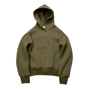 Sweat à capuche unisexe personnalisable en molleton bouclette 100% coton, coupe classique, 350g, séchage rapide, écologique - Product Image 1