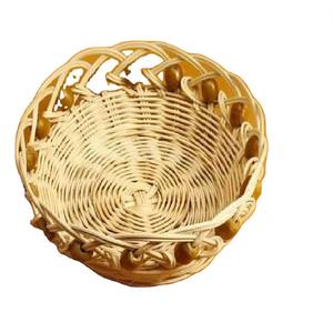 Frutero de Ratán Pulido Hecho a Mano al por Mayor, Agrega Encanto Natural sin Sobrecargar tu Decoración - Product Image 5