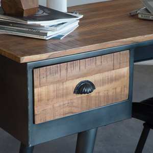 Escritorio Vandana Lyra Sierra de madera de acacia - Product Image 2