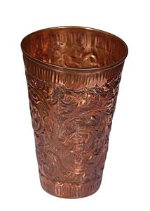 Handmade Vintage Brass Cocktail <b>Glass</b> Cylinder Shape Metal Drinkware Decorative Party Serving Cup - Product Image 4