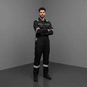 Combinaison de travail haute visibilité OEM, résistante aux flammes, équipement de protection individuelle (EPI) pour l'industrie pétrolière et gazière - Product Image 6