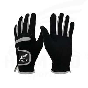 Gants de golf professionnels respirants en cuir véritable pour main gauche et droite, design unique - Product Image 1