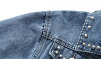 Veste en jean extensible pour femme – Vêtement d'extérieur confortable en jean grande taille pour un usage quotidien