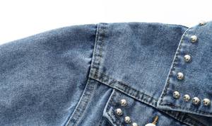 แจ็คเก็ตยีนส์ยืดสำหรับผู้หญิง – เสื้อคลุมยีนส์ขนาดพลัสไซส์สวมใส่สบายสำหรับใส่ในชีวิตประจำวัน - Product Image 5