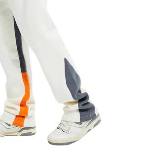 Survêtement tendance à coupe évasée avec doublure en polaire douce, veste zippée intégrale et pantalon évasé extensible pour un look confortable et élégant - Product Image 3