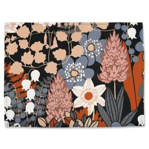 Bandeja Rectangular de Esmalte Personalizada y Duradera, Plato de Almacenamiento Metálico Multiusos, Bandeja de Servicio con Diseño Floral Colorido para Restaurante - Product Image 4