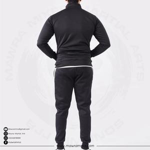 OEM Service Casual Solid Tracksuit High Quality Custom Logo Polyester Fleece Sublimated Side <b>Strip</b> Running Jogging Unisex - Product Image 6