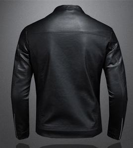Veste d'hiver en cuir de mouton pour hommes Meilleure qualité Veste d'hiver en cuir pour hommes personnalisée - Product Image 3