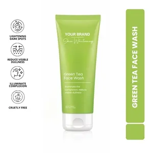 Limpiador Facial de Té Verde Orgánico de Marca Privada OEM, Limpieza Profunda, Control de Grasa, Antiacné, con Antioxidantes, Venta al Por Mayor - Product Image 3
