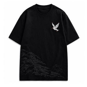 เสื้อยืดผู้ชาย Heavyweight Burnout แบบมินิมอล คอกลม แขนสั้น สไตล์ลำลอง สตรีทแวร์ - Product Image 4