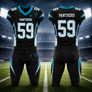 Ensemble de maillot de football américain des Eagles, 17 pièces, sublimé, col en V, manches courtes, ajusté, anti-humidité, pantalon uniforme blanc et vert - Product Image 5