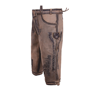 Pantalones Cortos Bávaros de Cuero para Hombre, Diseño Moderno y Elegante, Hechos a Medida, Calidad Premium, Transpirables - Product Image 3