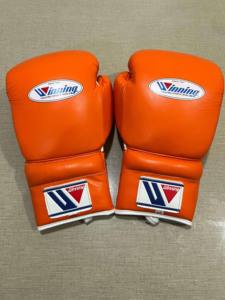 Ensemble de boxe et de sparring en cuir véritable de haute qualité, personnalisé, orange, avec gants de protection, protège-tête et protège-glande, en promotion - Product Image 3