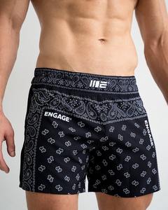 Shorts de combat Engage, coupe classique, coutures robustes, tissu doux, bande large, pour entraînement sportif et sparring, mouvement libre, séchage rapide, extensible - Product Image 2