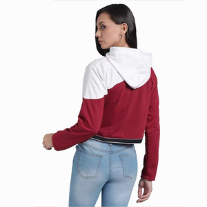 Nueva Sudadera con Capucha Corta Casual Unisex de Invierno, 100% Algodón, Bordada con Impresión Digital, Combinación de Colores, Logotipo Personalizado - Product Image 4