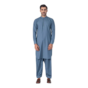 ODM Service Men's Fashion Shalwar Kameez for adults Trending Men's <b>Islamic</b> <b>Clothing</b> Embroidered Design Shalwar Kameez OEM - Product Image 3