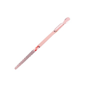 Pousse-cuticules rose en acier inoxydable et cuillère à éliminer les peaux mortes, ensemble d'outils de nail art pour manucure et pédicure professionnelle, vente en gros - Product Image 1