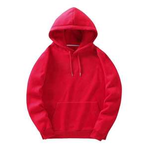 Sweat à capuche décontracté haut de gamme pour homme, 100 % coton, tissu polaire écologique, coupe ample, couleur unie, élégant, pour le quotidien - Product Image 1