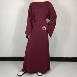 Abaya du Moyen-Orient en polyester, collection Printemps 2026, robe musulmane ample et tendance, robe longue à manches longues pour femme, robe maxi longue - Product Image 2