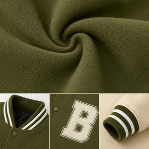 Chaqueta Varsity de Alta Calidad para Invierno, Diseño de Bordado con Logotipo Personalizado, Chaqueta de Béisbol Varsity para Hombre con Cierre, Chaqueta Varsity OEM para Hombre - Product Image 6