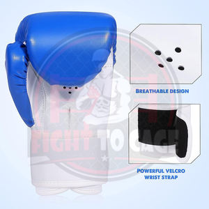 Guantes de Boxeo para Niños de 16 oz, Artes Marciales Mixtas (MMA) y Equipo de Gimnasio, Diseño Personalizado, Guantes de Entrenamiento de Combate para Niños - Product Image 4