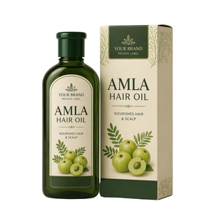 Aceite Capilar Natural de Amla de Marca Privada, Aceite Botánico para el Cuidado del Cabello Seco y Opaco, Nutritivo para el Cuero Cabelludo, Suministro al por Mayor OEM - Product Image 1