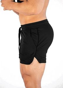 Shorts de sport pour homme respirants, pour la course à pied, la gym, la musculation, avec logo personnalisé, 5 pouces, décontractés, vêtements de sport pour homme - Product Image 3