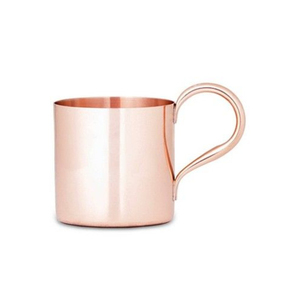 Ensemble de mugs en cuivre massif écologiques pour Moscow Mule, finition martelée et polie miroir, avec poignée, meilleur prix. - Product Image 2
