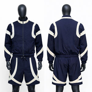 Conjunto de Pantalones Cortos Deportivos Transpirables de Verano para Hombre, Personalizados, Ligeros, de Poliéster/Algodón, con Logotipo Bordado Premium - Product Image 1