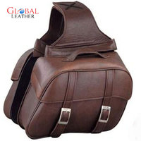 Bolsa de sillín para motocicleta de cuero genuino vintage, impermeable, de secado rápido, transpirable, para todas las estaciones