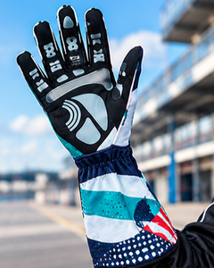 Guantes de Motocross de Dedo Completo, de Poliéster y Algodón, Impermeables, Ligeros, Antideslizantes, con Cierre de Gancho y Bucle, Panelizados, para Hombre - Product Image 3