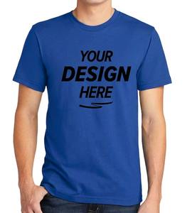 T-shirt blanc uni 100 % coton écologique pour homme, avec logo personnalisé imprimé sur le devant, conception OEM ODM, créez votre propre modèle, vente en gros - Product Image 5