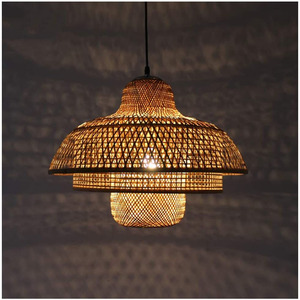 Rustic Rattan Celling Lighting Best Seller Lamp Shades for Living Room Decor Chandeliers & Pendant <b>Lights</b> from Vietnam Wholesale - Product Image 5