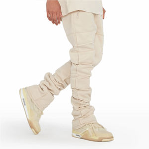 Casual Loose Fit Wide Leg Flared Streetwear <b>Trousers</b> For Sale Professional Made Low Price Casual Men's Flare <b>Trousers</b> - Product Image 5