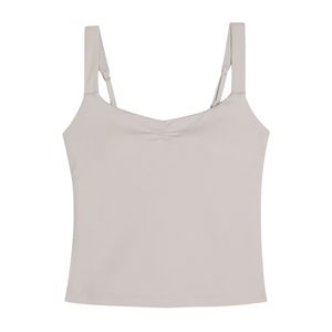 เสื้อกล้ามถักแบบมีสายปรับได้สำหรับผู้หญิง พร้อมโลโก้ด้านหน้า เนื้อผ้านุ่ม ยืดหยุ่น สวมใส่สบาย - Product Image 2