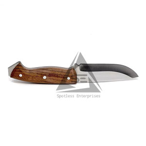 Cuchillos de Hoja Fija con Mango de Madera de Alta Calidad, Hechos a Mano, con Hoja de Acero Inoxidable y Damasco, Fabricación Personalizada OEM, Precio Razonable - Product Image 5