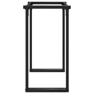 Gambe per Tavolo da Pranzo in Acciaio a Telaio O 80x40x73 cm Struttura di Supporto per Mobili - Product Image 5