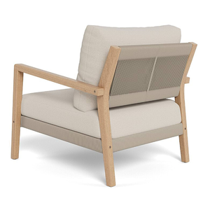 Wholesale Price Product Outdoor Teak Lounge Chair <b>Sofa</b> with Weather Resistant <b>Material</b> For Home Garden Furniture - Product Image 3