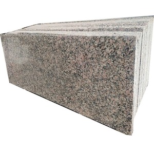 Best Selling Panchalwada Pink <b>Granite</b> Stone <b>Slabs</b> with Unique Pink and Grey Patterns for Kitchen Countertops Available For Sale - Product Image 1