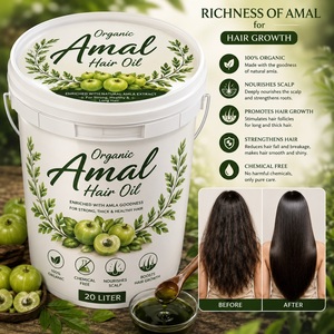 Aceite Capilar Herbal Orgánico de Amla, 20 Litros, Enriquecido con Amla, Crecimiento y Reparación Rápida del Cabello, Fórmula 100% Natural 2 en 1 - Product Image 3