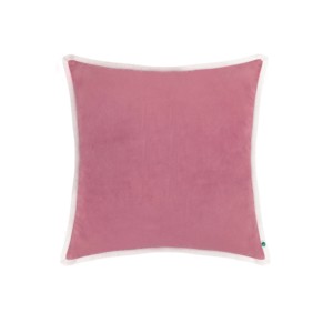 Decorative Throw Pillow <b>Cover</b> Soft Velvet Cushion <b>Cover</b>, <b>Sofa</b> and Bedroom Pillow Case 18" x 18" Pink - Product Image 2