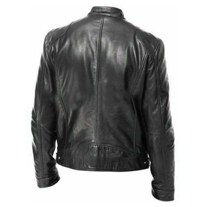 Fashionable Bulk Quantity Soft Comfortable <b>Leather</b> <b>Jacket</b> Factory Price Stylish Fitting Waterproof Custom logo <b>Leather</b> <b>Jacket</b> - Product Image 2