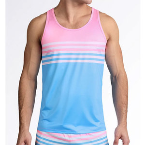 Hot Sale Custom OEM Reglan Sleeveless Multi Color Tank <b>Top</b> High Street New Fashion Wear <b>Longline</b> Regular Fit Streetwear Singlet - Product Image 1