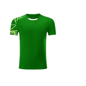 Uniforme de tennis respirant et à séchage rapide pour hommes, maillot de sport à manches courtes, maillot écologique de haute qualité avec impression numérique - Product Image 1