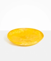 Bol en bois fait main, jaune, poli, design moderne, durable, non toxique, pour servir des salades, utilisation en fête, bols de luxe pour la maison et la cuisine