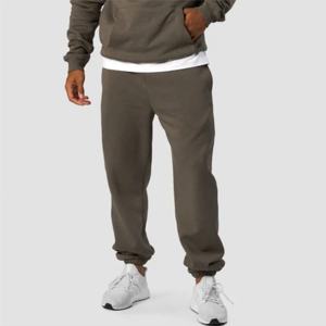 Pantalones deportivos casuales de algodón para hombre, con logotipo personalizado al por mayor, estilo urbano, ajuste cómodo. - Product Image 1