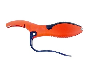 Afilador de Cuchillos y Tijeras de Cocina Desechable Ecológico Kwang Hsieh, con Esponja de Aceite Extraíble y Tarjeta Deslizante, Naranja/Azul (ABS) - Product Image 2
