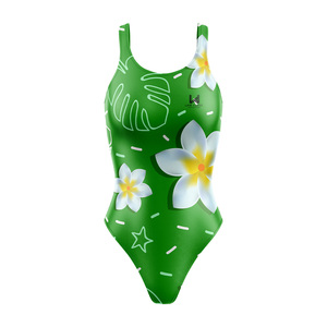Maillot de bain une pièce personnalisé en gros avec logo frontal sublimé, extensible et résistant au chlore – Fournisseur OEM - Product Image 4